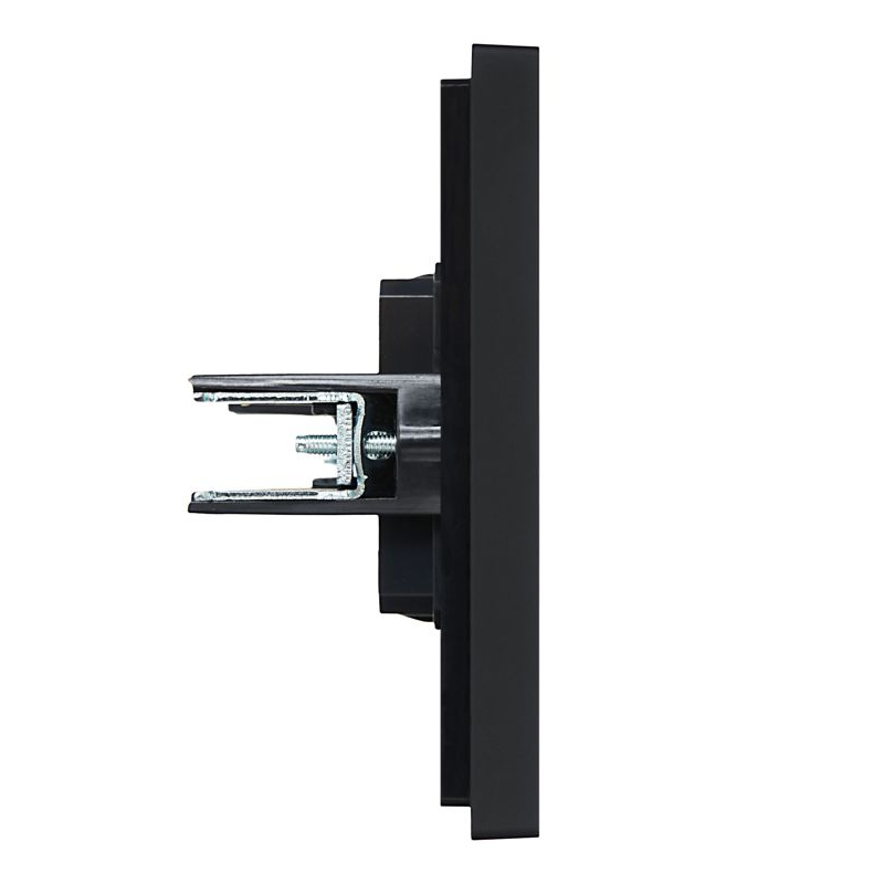 FORTE&PIANO Заглушка с суппортом FP141 черный IEK