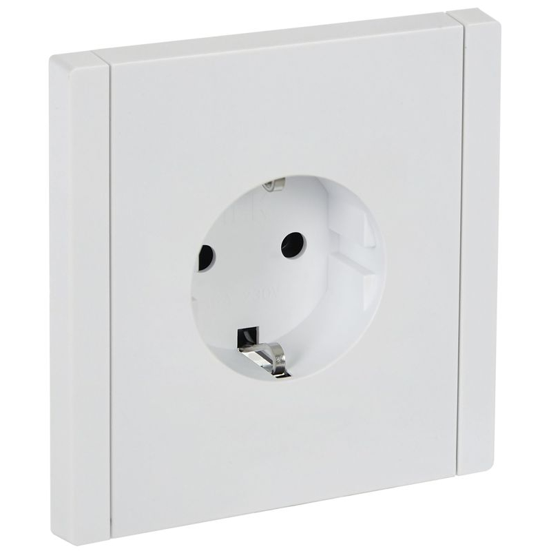 FORTE&PIANO Розетка 1-местная с заземлением без защитных шторок винтовое крепление 16А FP216 белый IEK