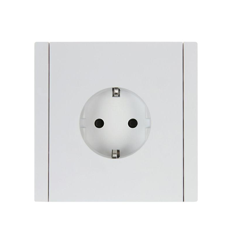 FORTE&PIANO Розетка 1-местная с заземлением с защитными шторками винтовое крепление 16А FP215 белый IEK