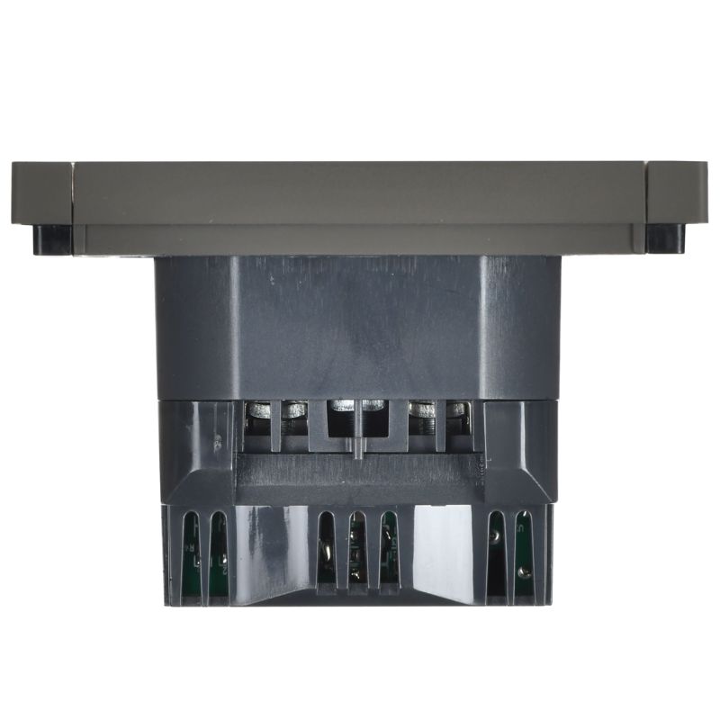 FORTE&PIANO Розетка 1-местная с заземлением с защитными шторками винтовое крепление 16А USB A+A 3,1А FP345 серый IEK