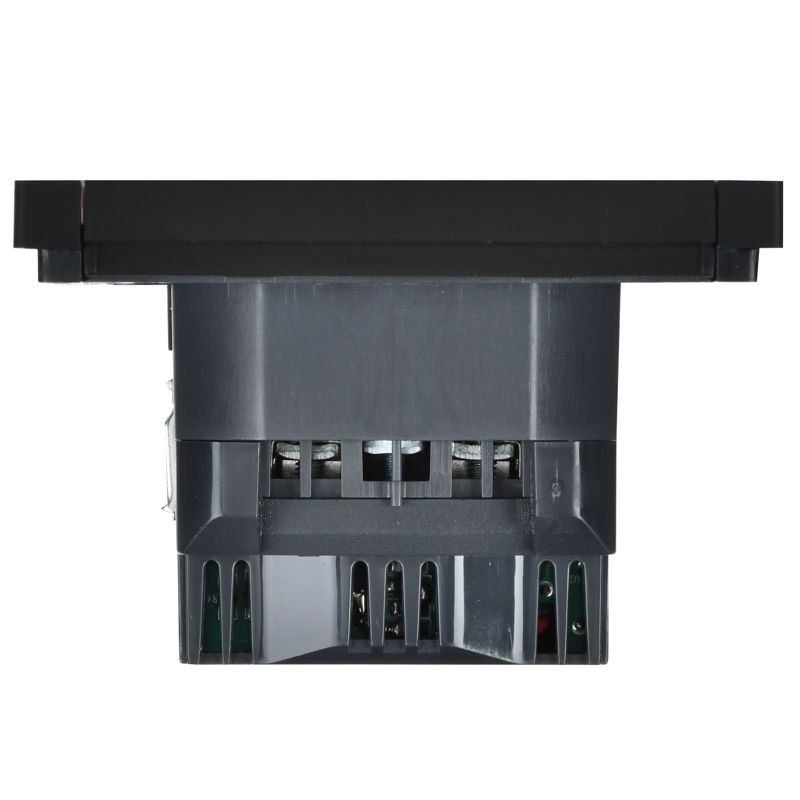 FORTE&PIANO Розетка 1-местная с заземлением с защитными шторками винтовое крепление 16А USB A+C 18Вт FP147 черный IEK