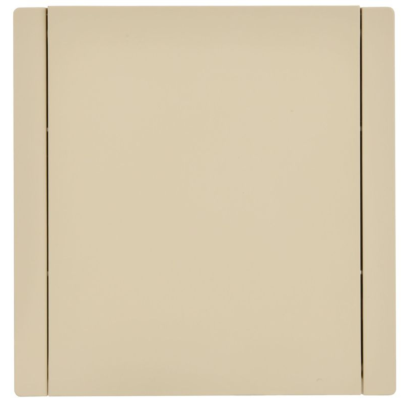 FORTE&PIANO Розетка 1-местная с заземлением с защитными шторками и крышкой винтовое крепление 16А IP44 FP421 ваниль IEK