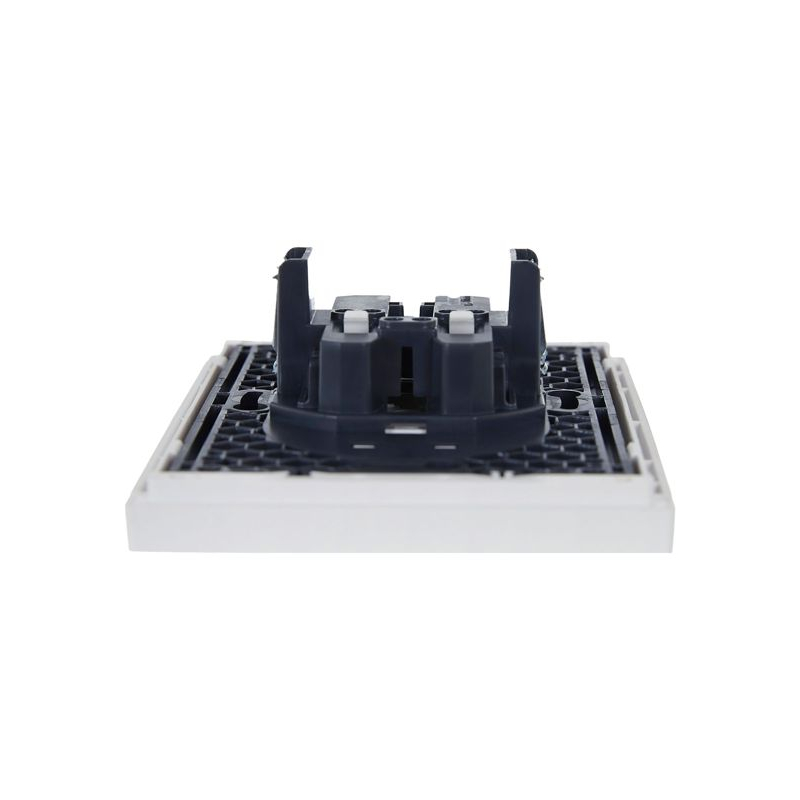 FORTE&PIANO Розетка 2-местная без заземления с защитными шторками безвинтовое крепление 10А FP225 белый IEK