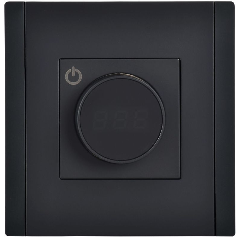 FORTE&PIANO Термостат электронный с индикацией FP152 черный IEK