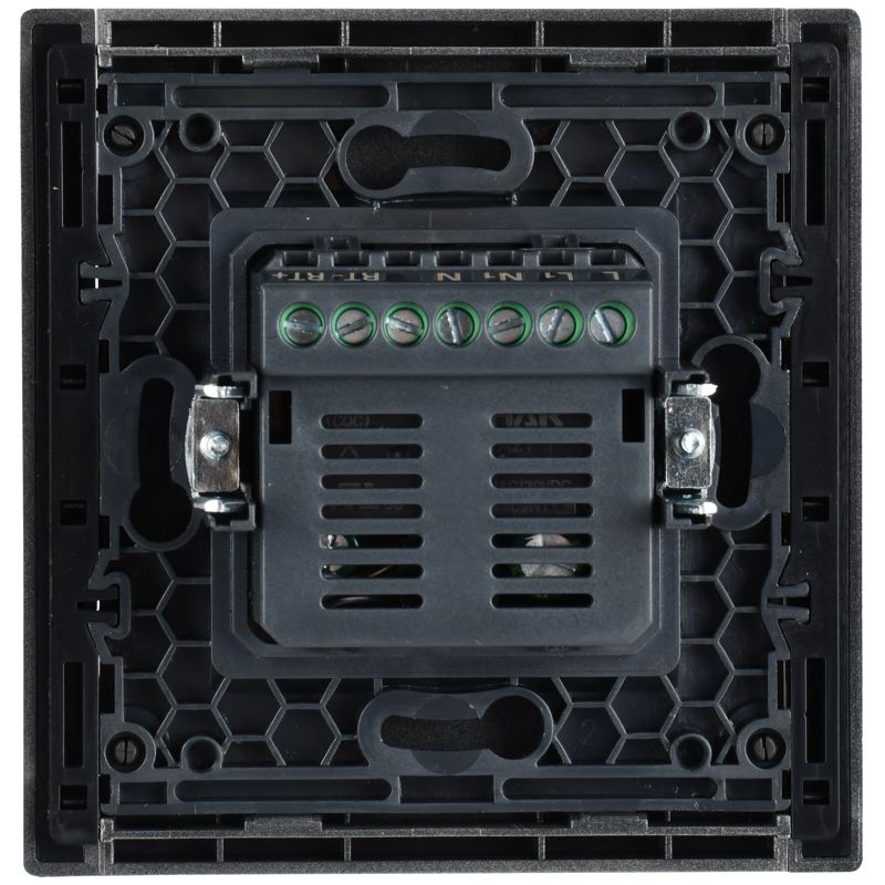 FORTE&PIANO Термостат электронный с индикацией FP552 сталь IEK