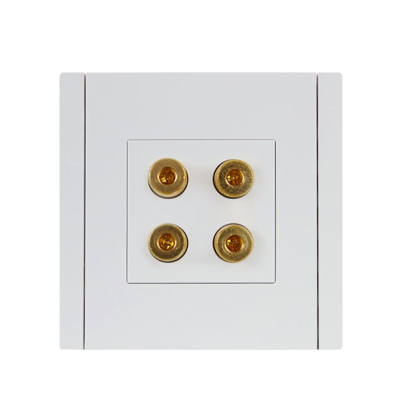 FORTE&PIANO Аудиорозетка 4-местная FP239 белый IEK