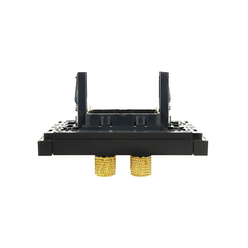 FORTE&PIANO Аудиорозетка 4-местная FP139 черный IEK