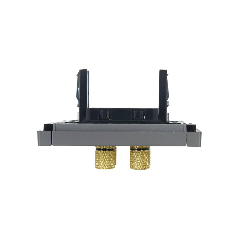 FORTE&PIANO Аудиорозетка 4-местная FP539 сталь IEK