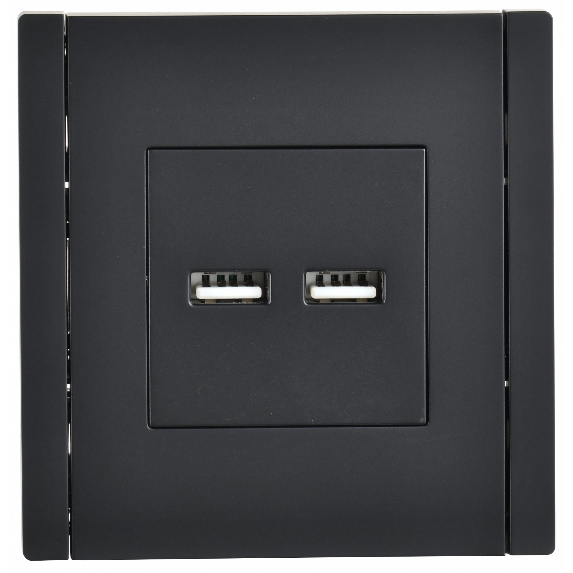 FORTE&PIANO Розетка USB A+A 3,1А FP149 черный IEK