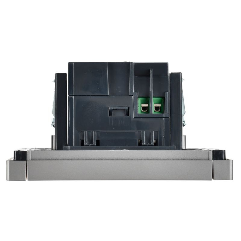 FORTE&PIANO Розетка USB A+A 3,1А FP549 сталь IEK