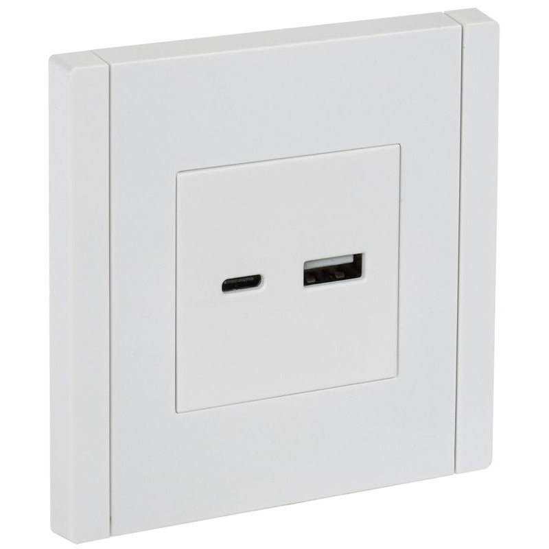 FORTE&PIANO Розетка USB A+C 18Вт FP251 белый IEK