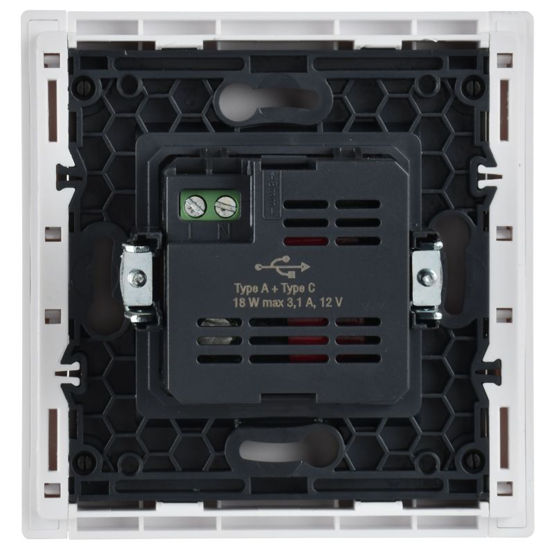 FORTE&PIANO Розетка USB A+C 18Вт FP251 белый IEK