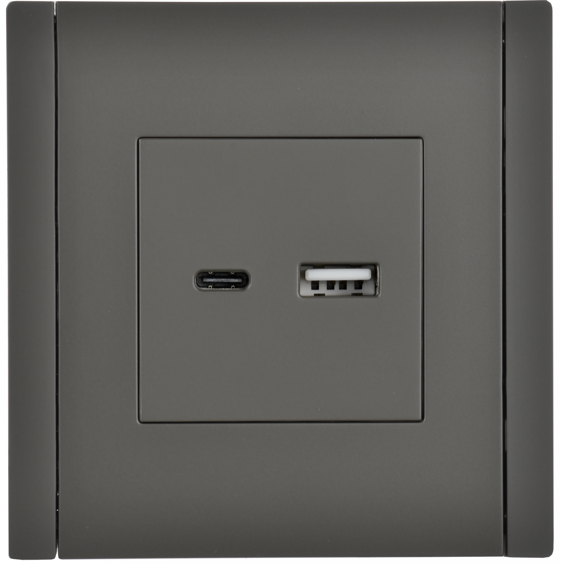 FORTE&PIANO Розетка USB A+C 18Вт FP351 серый IEK