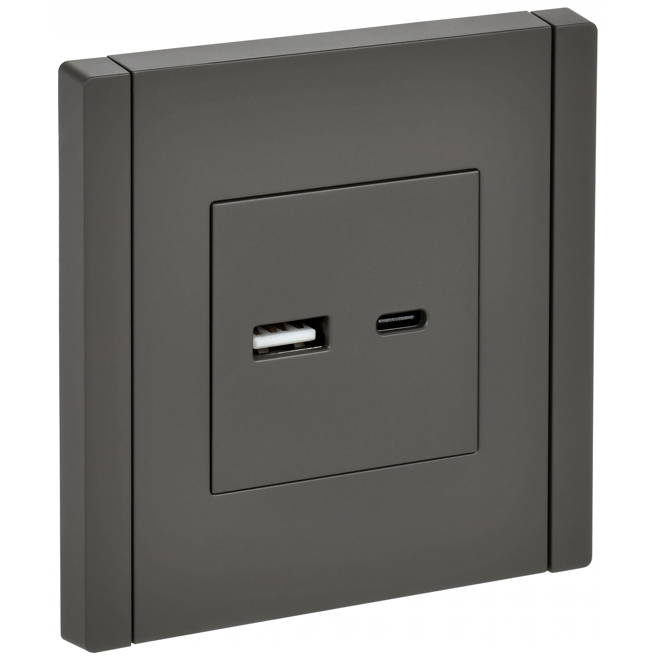 FORTE&PIANO Розетка USB A+C 18Вт FP351 серый IEK