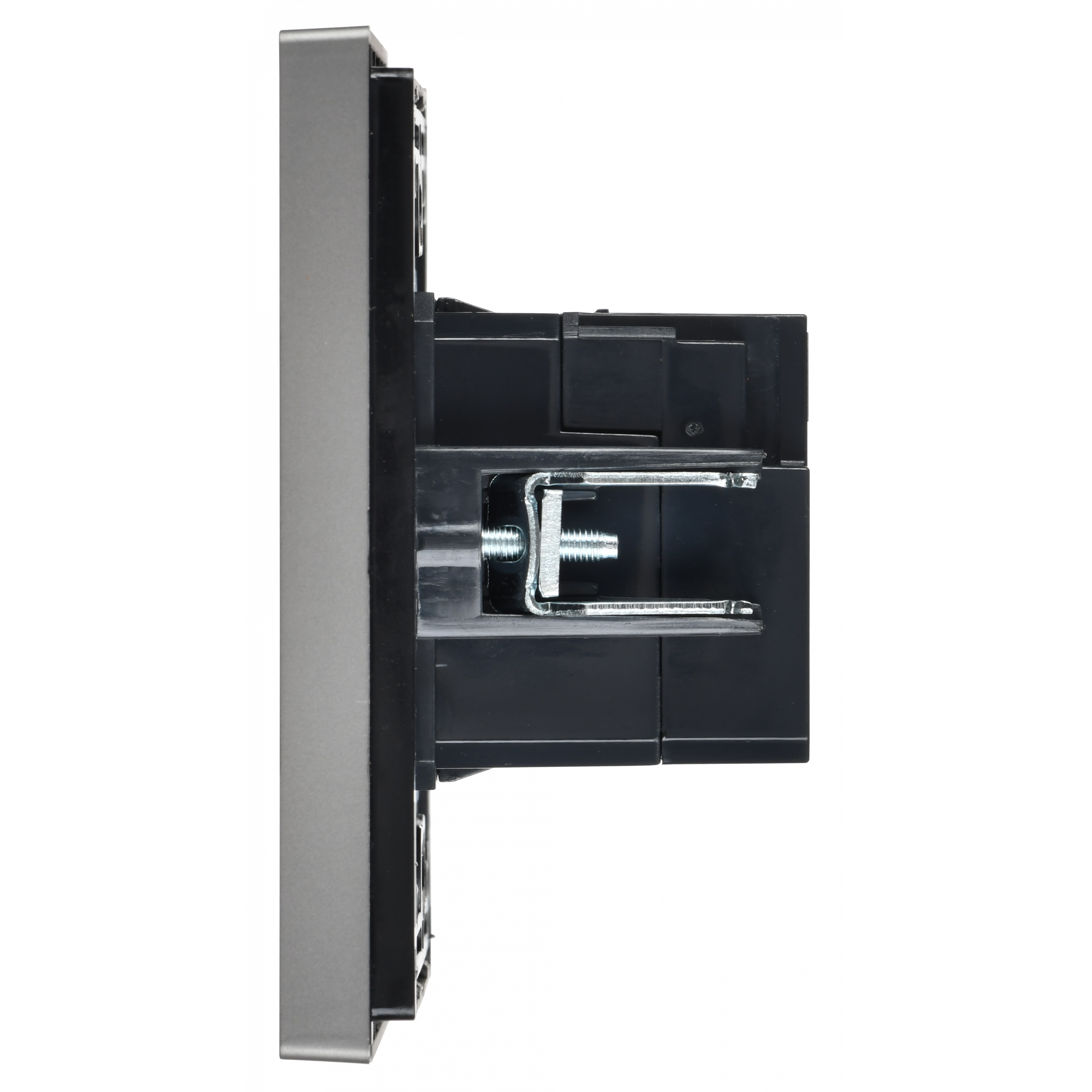 FORTE&PIANO Розетка USB A+C 18Вт FP551 сталь IEK