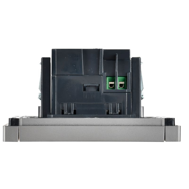 FORTE&PIANO Розетка USB A+C 18Вт FP551 сталь IEK