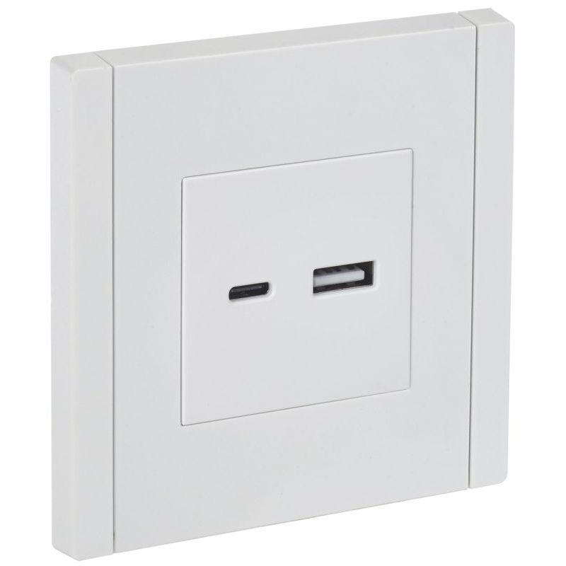 FORTE&PIANO Розетка USB A+C 3,1А FP250 белый IEK