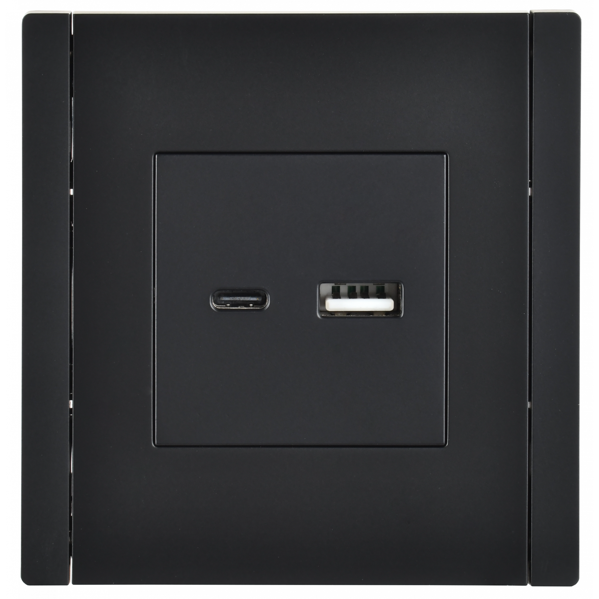 FORTE&PIANO Розетка USB A+C 3,1А FP150 черный IEK