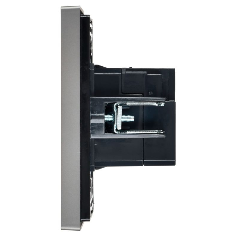 FORTE&PIANO Розетка USB A+C 3,1А FP550 сталь IEK