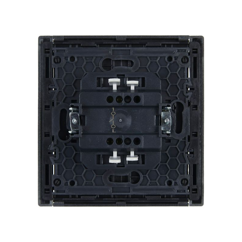 FORTE&PIANO Выключатель 1-клавишный 10А FP501 сталь IEK