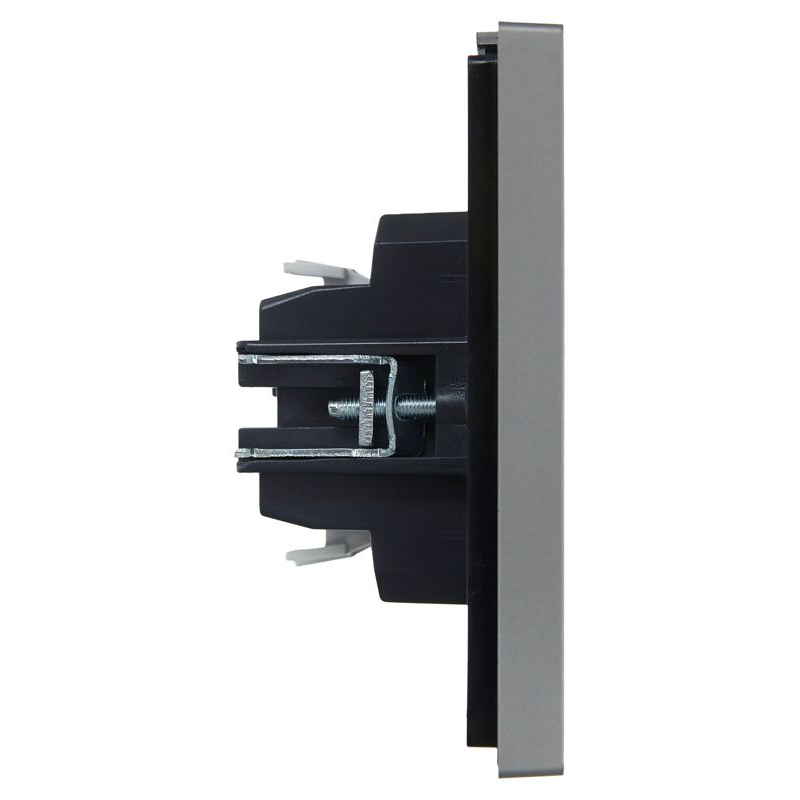 FORTE&PIANO Выключатель 1-клавишный 10А FP501 сталь IEK