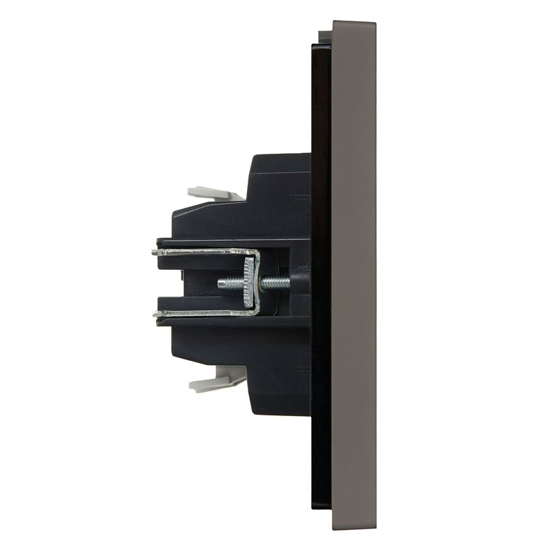 FORTE&PIANO Выключатель 1-клавишный с индикацией 10А FP302 серый IEK