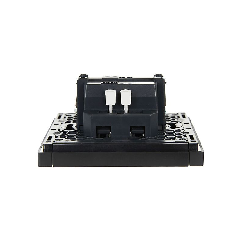 FORTE&PIANO Выключатель 1-клавишный проходной 10А FP103 черный IEK