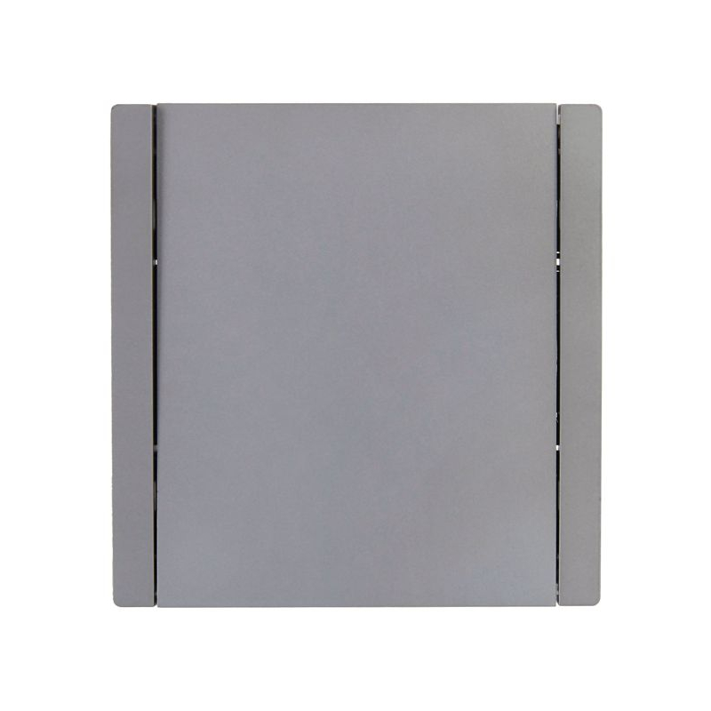 FORTE&PIANO Выключатель 1-клавишный проходной 10А FP503 сталь IEK