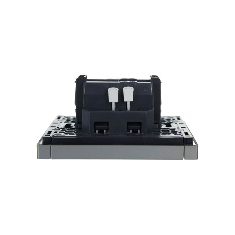 FORTE&PIANO Выключатель 1-клавишный проходной 10А FP503 сталь IEK