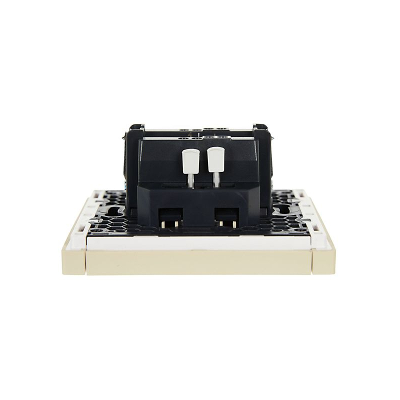 FORTE&PIANO Выключатель 1-клавишный проходной с индикацией 10А FP404 ваниль IEK