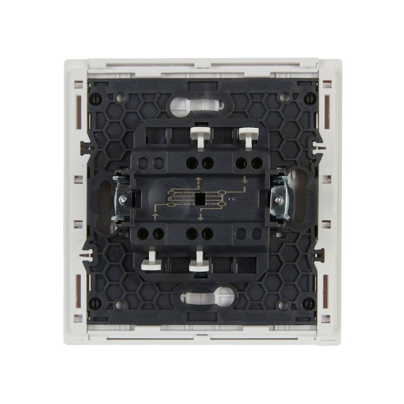 FORTE&PIANO Выключатель 1-клавишный перекрестный 10А FP212 белый IEK