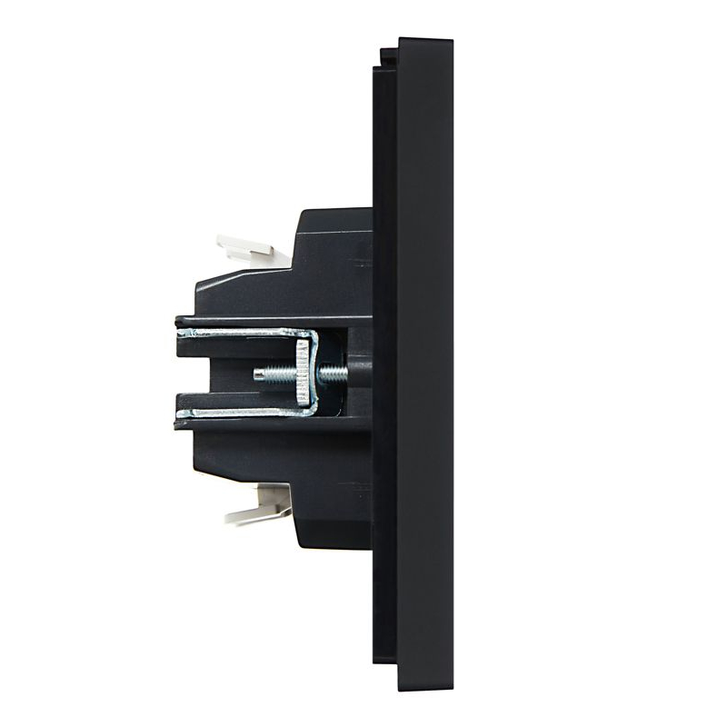 FORTE&PIANO Выключатель 1-клавишный перекрестный 10А FP112 черный IEK