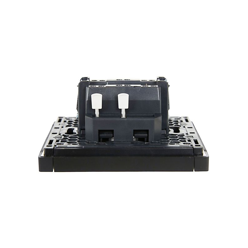 FORTE&PIANO Выключатель 1-клавишный перекрестный 10А FP112 черный IEK