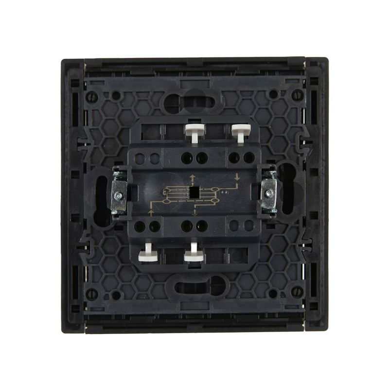 FORTE&PIANO Выключатель 1-клавишный перекрестный 10А FP312 серый IEK