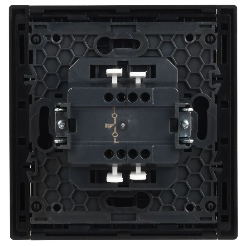 FORTE&PIANO Выключатель 1-клавишный самовозвратный 10А FP310 серый IEK