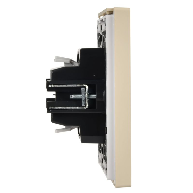 FORTE&PIANO Выключатель 1-клавишный самовозвратный 10А FP410 ваниль IEK