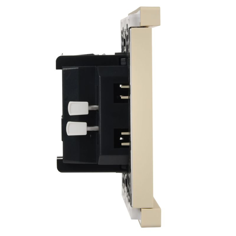 FORTE&PIANO Выключатель 1-клавишный самовозвратный 10А FP410 ваниль IEK