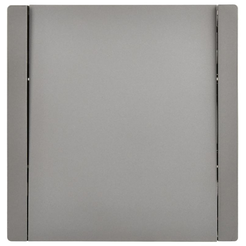 FORTE&PIANO Выключатель 1-клавишный самовозвратный 10А FP510 сталь IEK