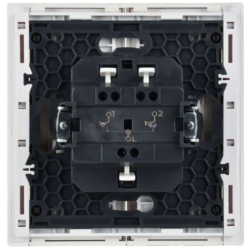 FORTE&PIANO Выключатель жалюзи 10А FP211 белый IEK