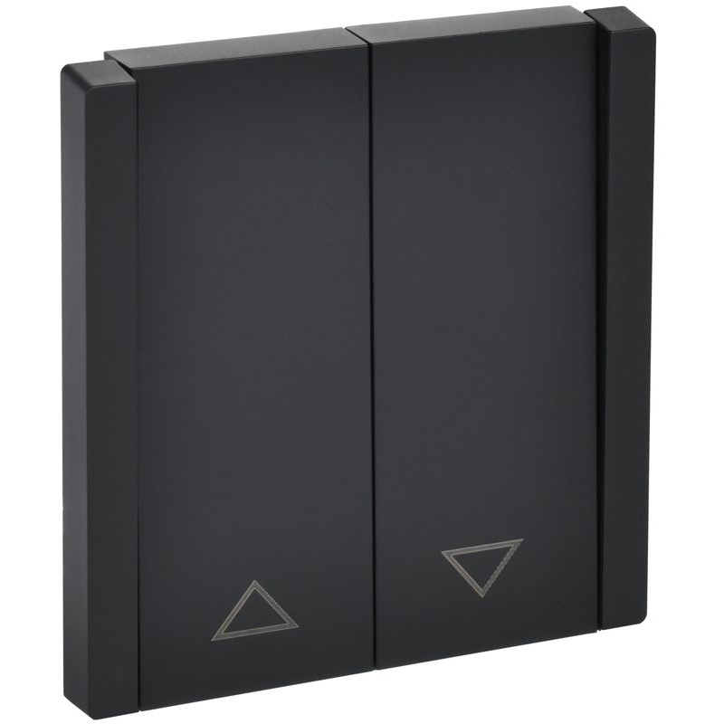 FORTE&PIANO Выключатель жалюзи 10А FP111 черный IEK