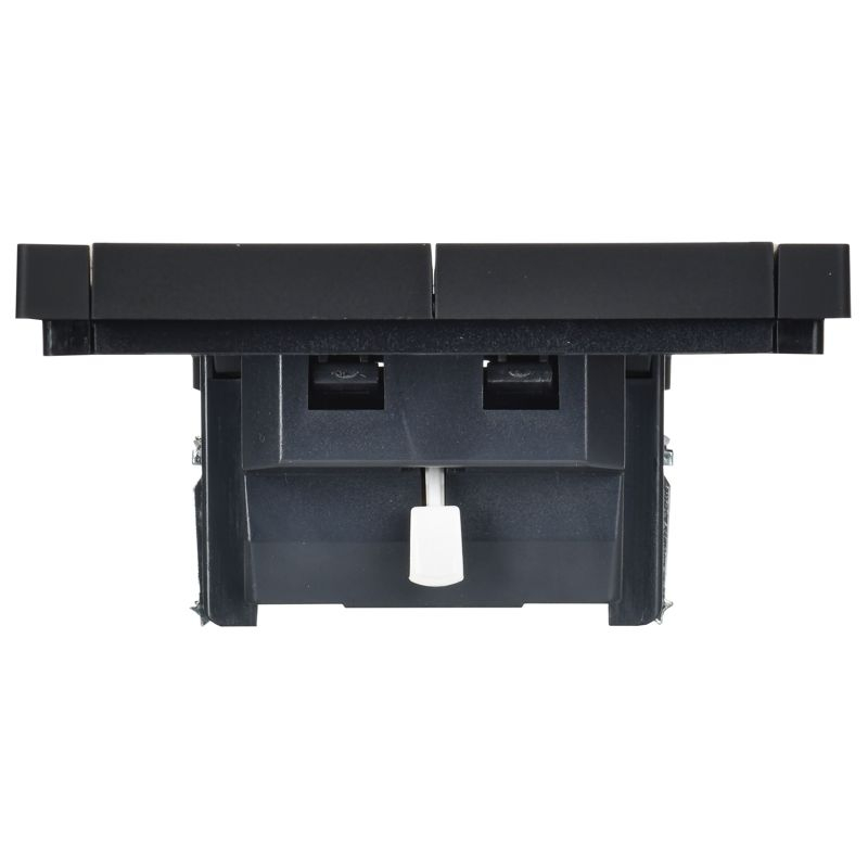 FORTE&PIANO Выключатель жалюзи 10А FP111 черный IEK