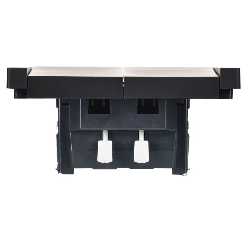 FORTE&PIANO Выключатель жалюзи 10А FP111 черный IEK