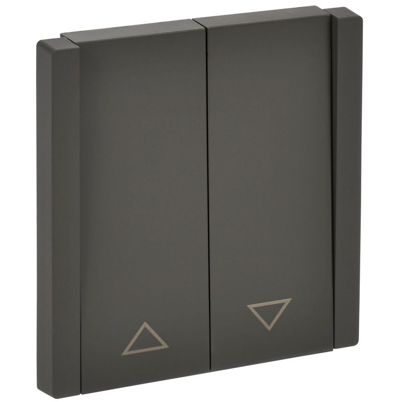 FORTE&PIANO Выключатель жалюзи 10А FP311 серый IEK