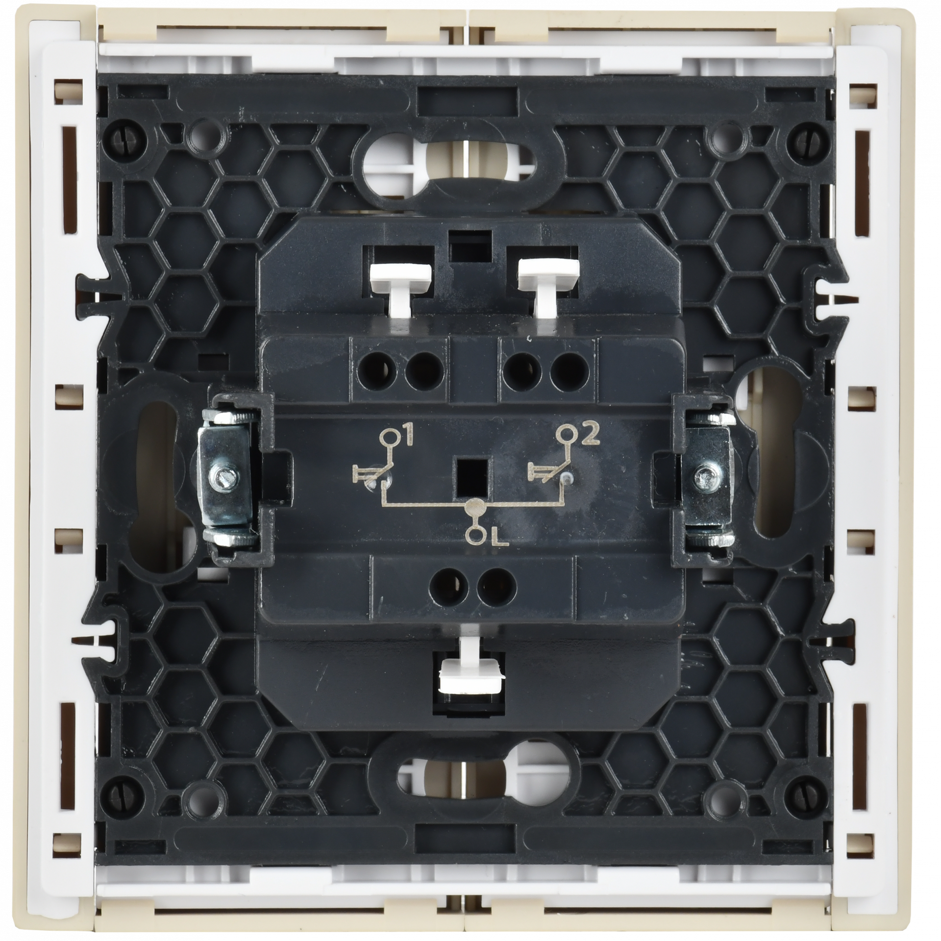 FORTE&PIANO Выключатель жалюзи 10А FP411 ваниль IEK