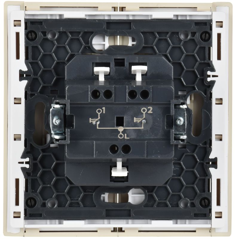 FORTE&PIANO Выключатель жалюзи 10А FP411 ваниль IEK