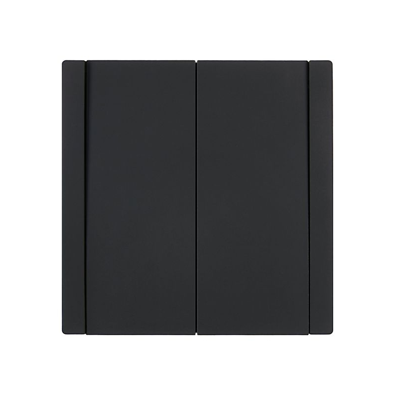 FORTE&PIANO Выключатель 2-клавишный 10А FP105 черный IEK