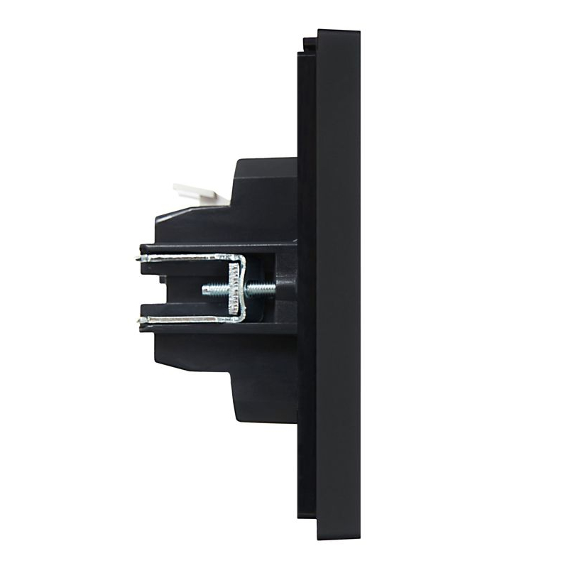 FORTE&PIANO Выключатель 2-клавишный 10А FP105 черный IEK