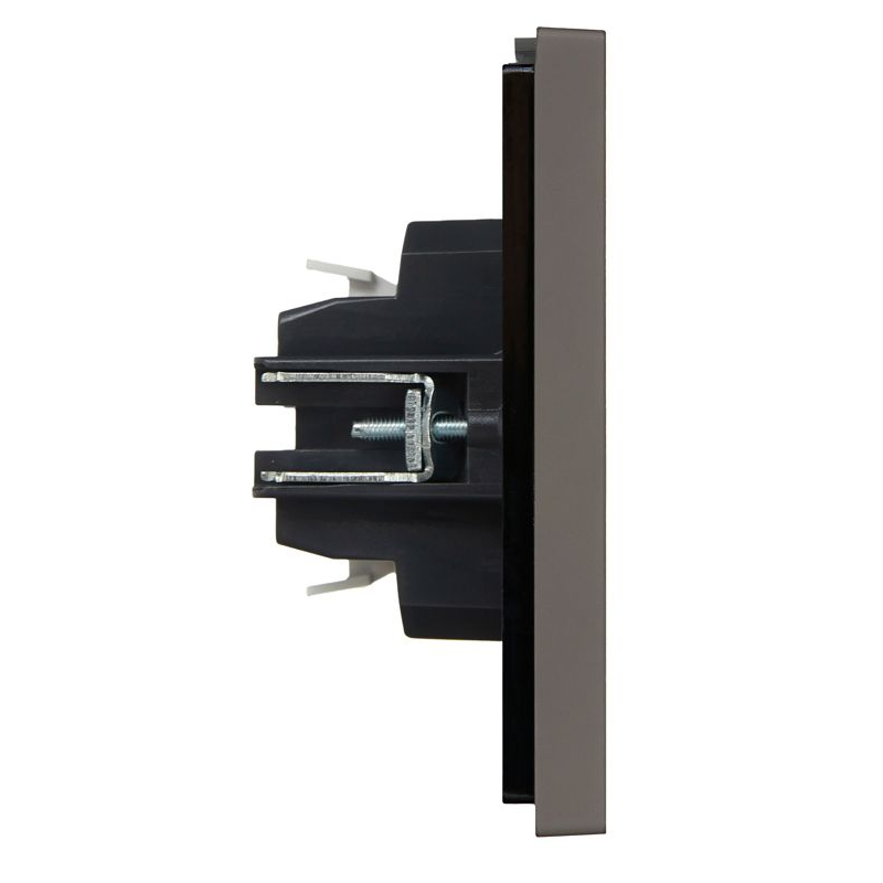 FORTE&PIANO Выключатель 2-клавишный 10А FP305 серый IEK