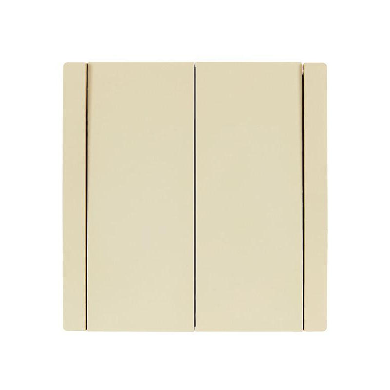 FORTE&PIANO Выключатель 2-клавишный 10А FP405 ваниль IEK