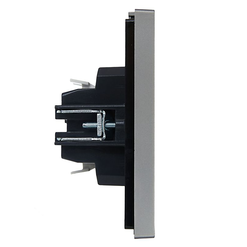 FORTE&PIANO Выключатель 2-клавишный 10А FP505 сталь IEK